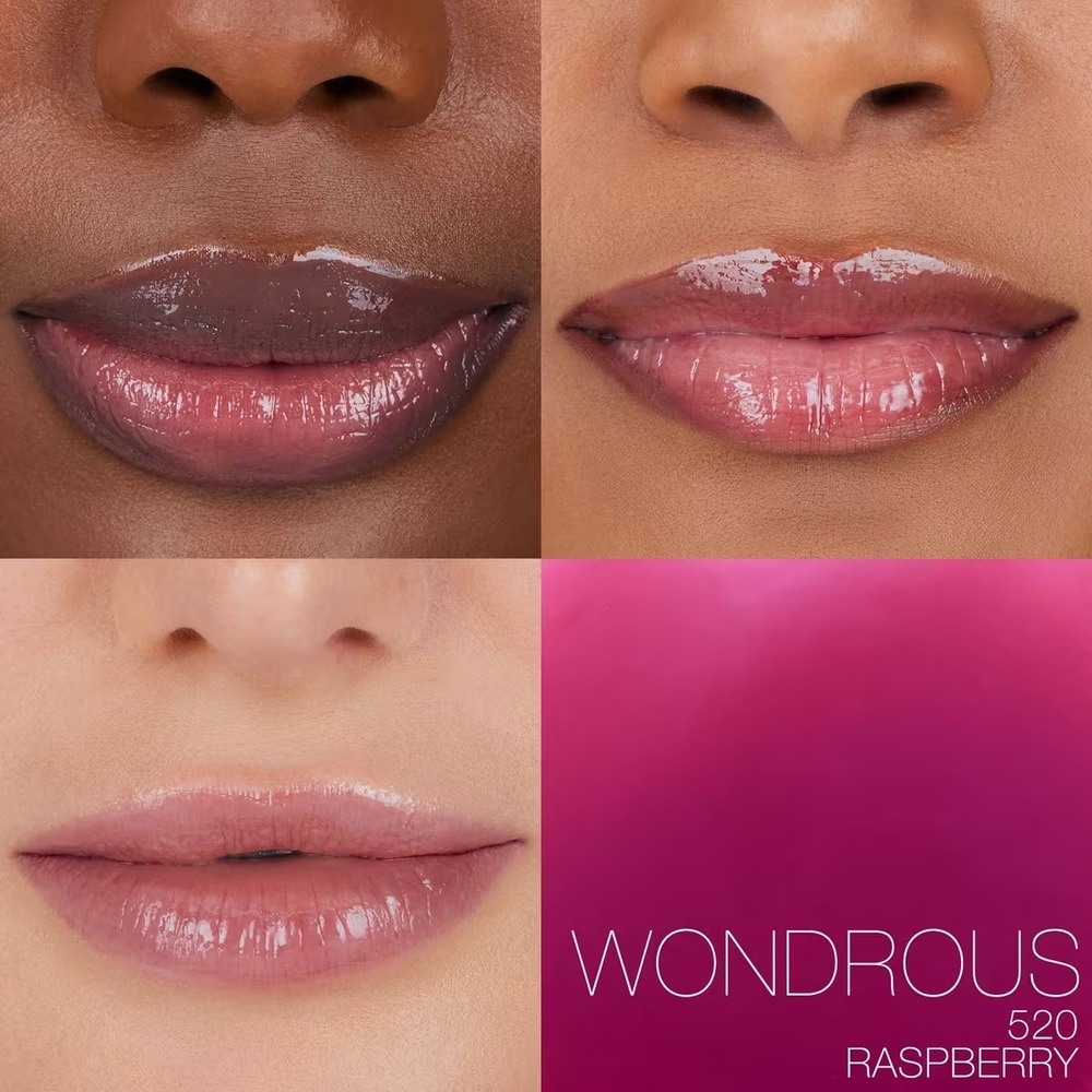 NEW NARS Afterglow Lip Oil Wondrous 520 Raspberry High Shine Hydrating Full Size - Picture 3 of 7